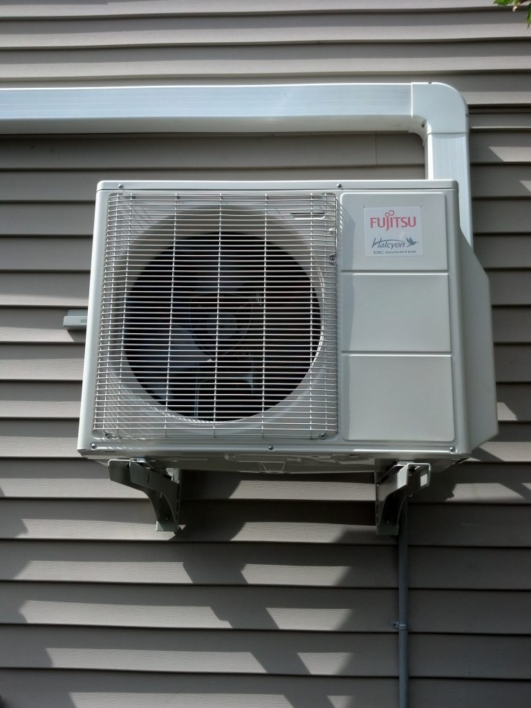 ductless heat pump installation