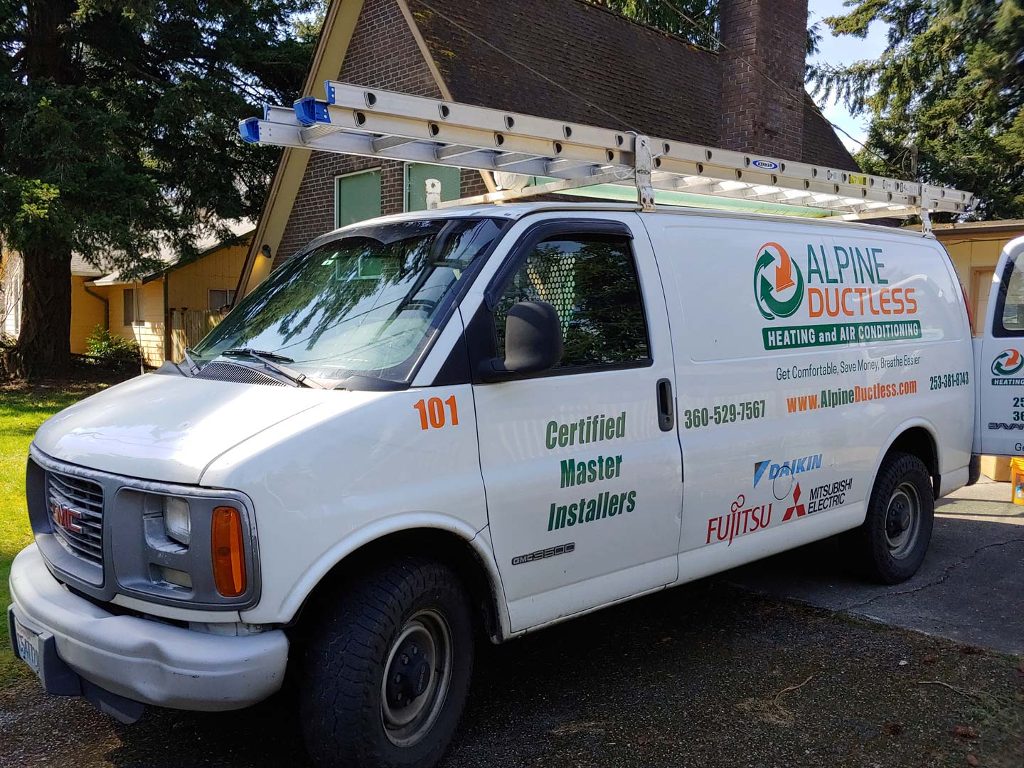 Michael's-van alpine ductless team van