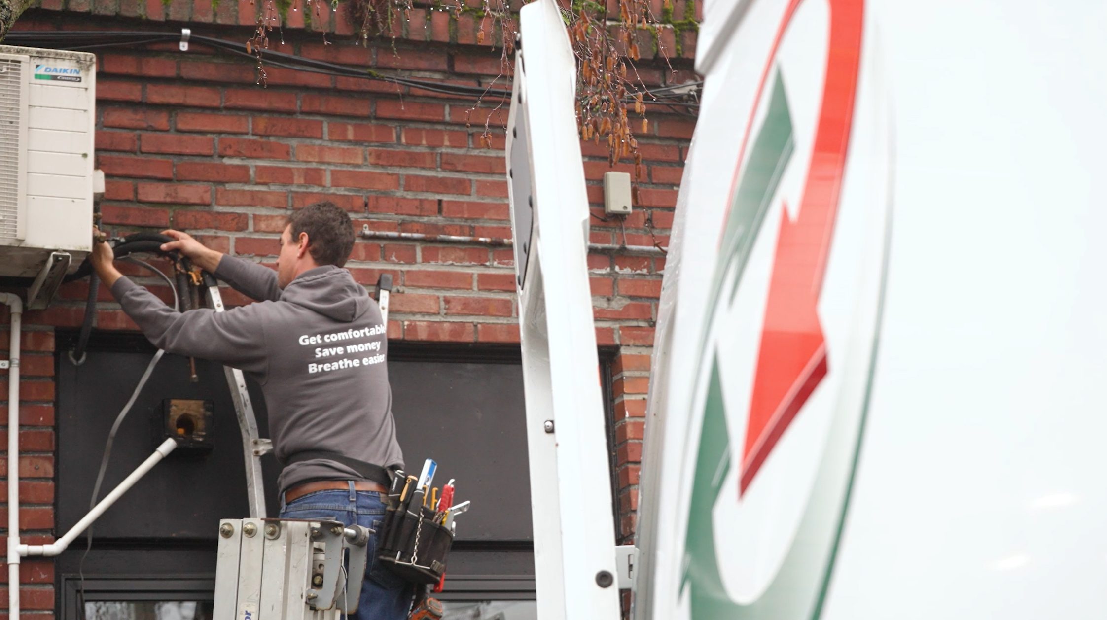 Ductless installation in Tumwater Ductless installation in Tumwater